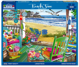 Beach Time 500 piece jigsaw puzzle by White Mountain Puzzles, box image