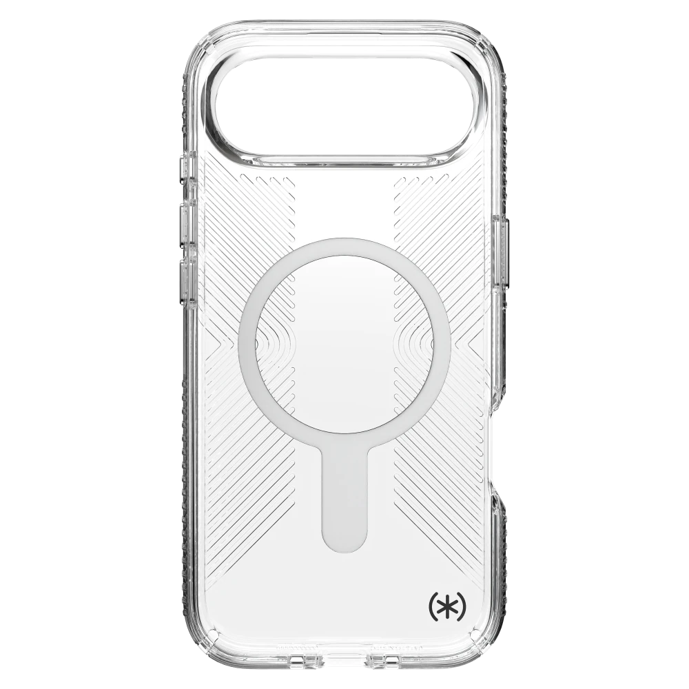 Speck - Presidio Perfect Clear Grip Case with ClickLock for iPhone Air - Clear