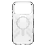 Speck - Presidio Perfect Clear Grip Case with ClickLock for iPhone 17 Pro Max - Clear