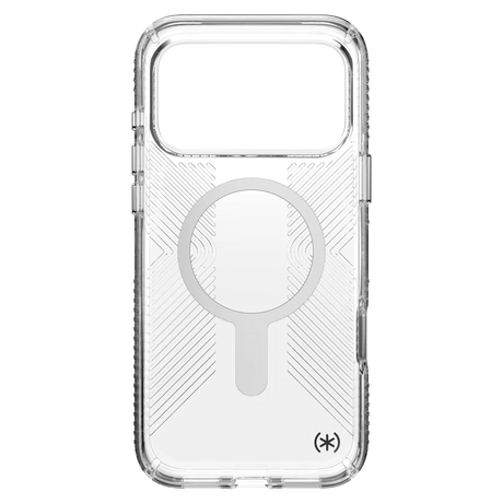 Speck - Presidio Perfect Clear Grip Case with ClickLock for iPhone 17 Pro Max - Clear