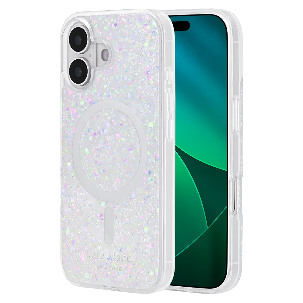 Kate Spade Protective MagSafe Case for Apple iPhone 17 Pro - Chunky Glitter