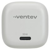 Ventev - 30W Mini Wall Charger and USB C to Apple Lightning Cable - White