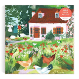 Galison - Cottage Wildflowers 1000 Piece Puzzle in a Square Box