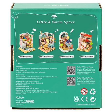 Robotime - Sweet Dream Bedroom | 3D Wooden Craft