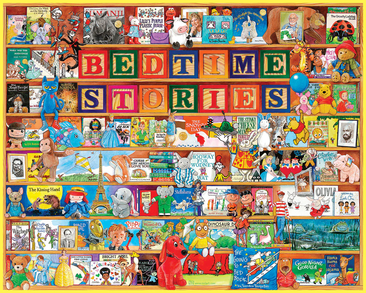 White Mountain Puzzles - Bedtime Stories (2151pz) - 1000 Piece Jigsaw Puzzle