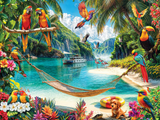 White Mountain Puzzles - Paradise Cove (2091pz) - 500 Piece Jigsaw Puzzle