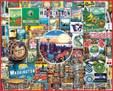 White Mountain Puzzles - I Love Washington (2127pz) - 1000 Piece Jigsaw Puzzle