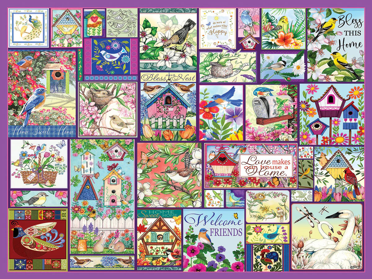 White Mountain Puzzles - The Birds (1913pz) - 500 Piece Jigsaw Puzzle