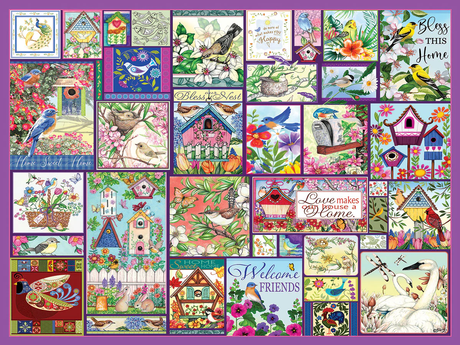 White Mountain Puzzles - The Birds (1913pz) - 500 Piece Jigsaw Puzzle