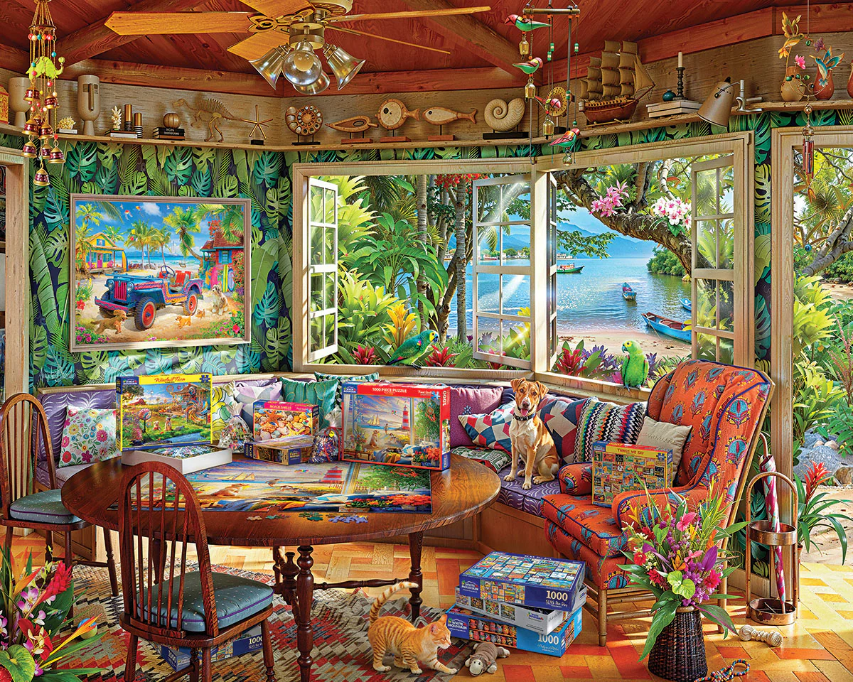 White Mountain Puzzles - Puzzler’s Paradise (2093pz) - 1000 Piece Jigsaw Puzzle