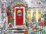 White Mountain Puzzles - Winter Welcome (2141pz) - 500 Piece Jigsaw Puzzle