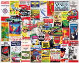 White Mountain Puzzles - US Maps & Travel Guides (2163pz) - 1000 Piece Jigsaw Puzzle