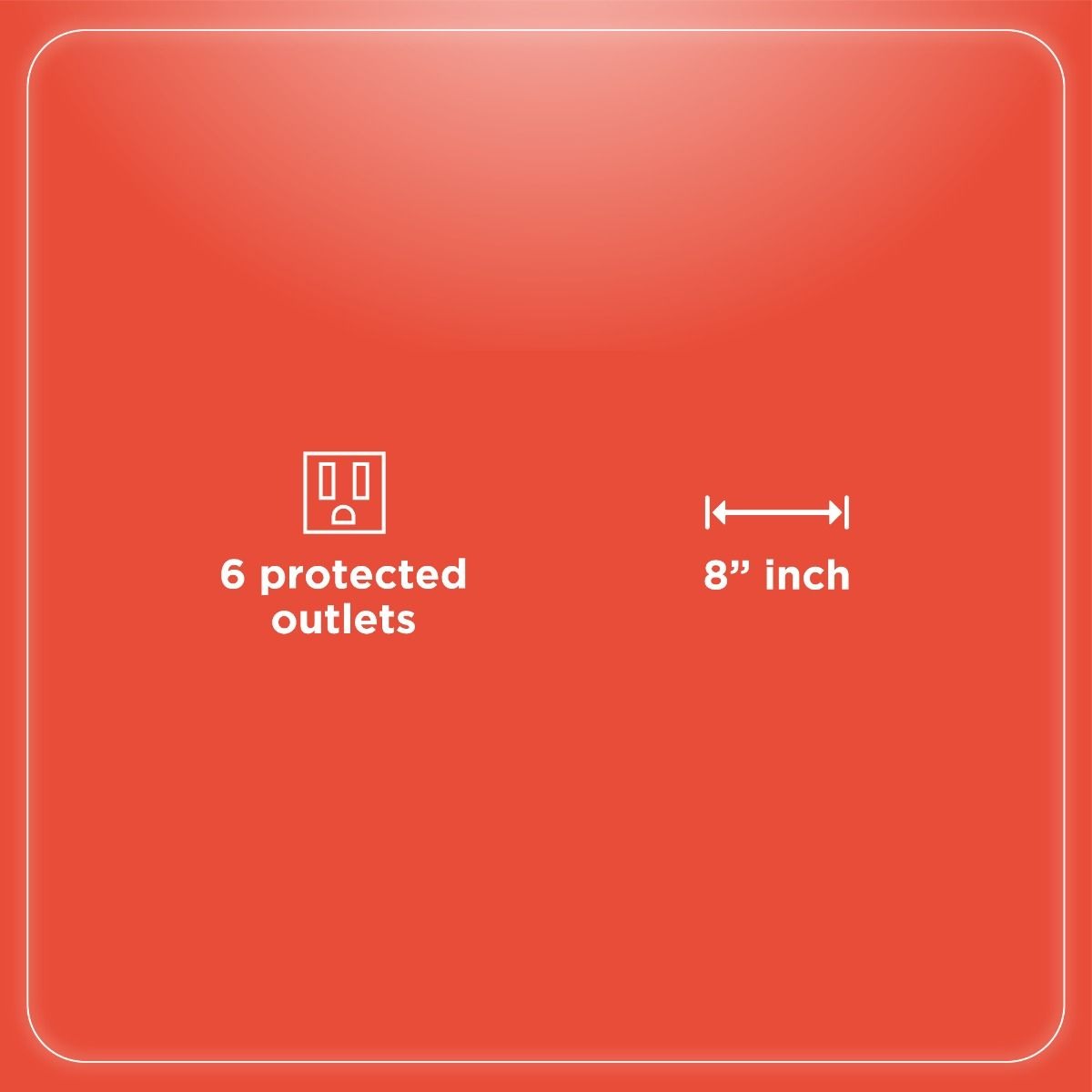 RadioShack 6 Outlet Power Strip with 2 USB-A inputs 5V and 90J Surge Protector 6100855