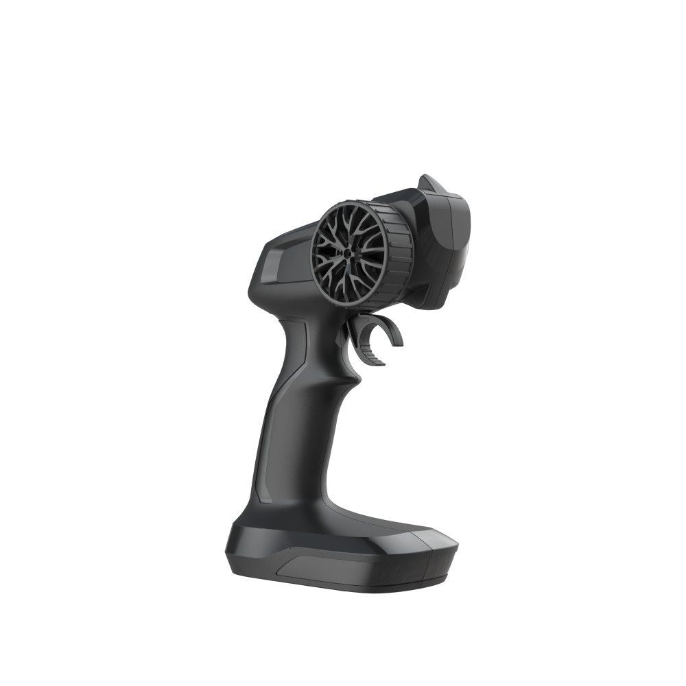 All-Terrain RC Stunt Truck (1:16) - LED Lights, 15.5 mph, 164 ft Range, 25-Min Playtime, USB Rechargeable, Black