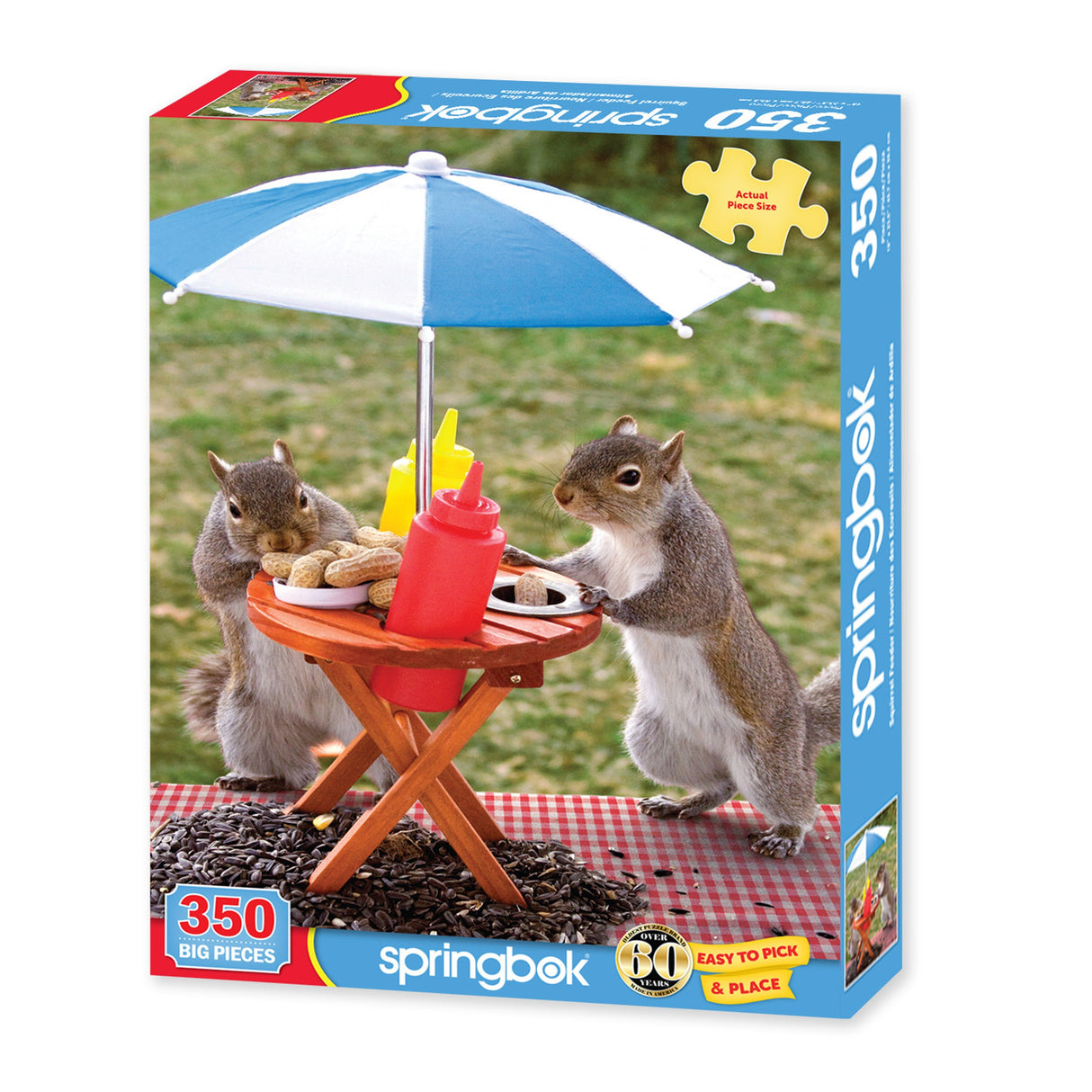Springbok Squirrel Feeder 350 Piece Jigsaw Puzzle
