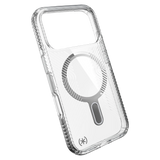 Speck - Presidio Perfect Clear Grip Case with ClickLock for iPhone 17 Pro - Clear
