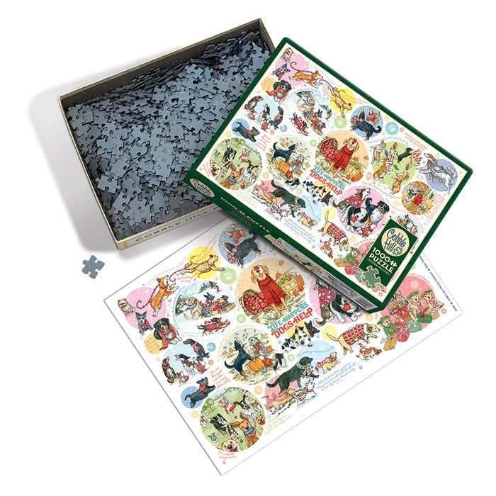 Cobble Hill Dog Thoughts 1000 Piece Puzzle