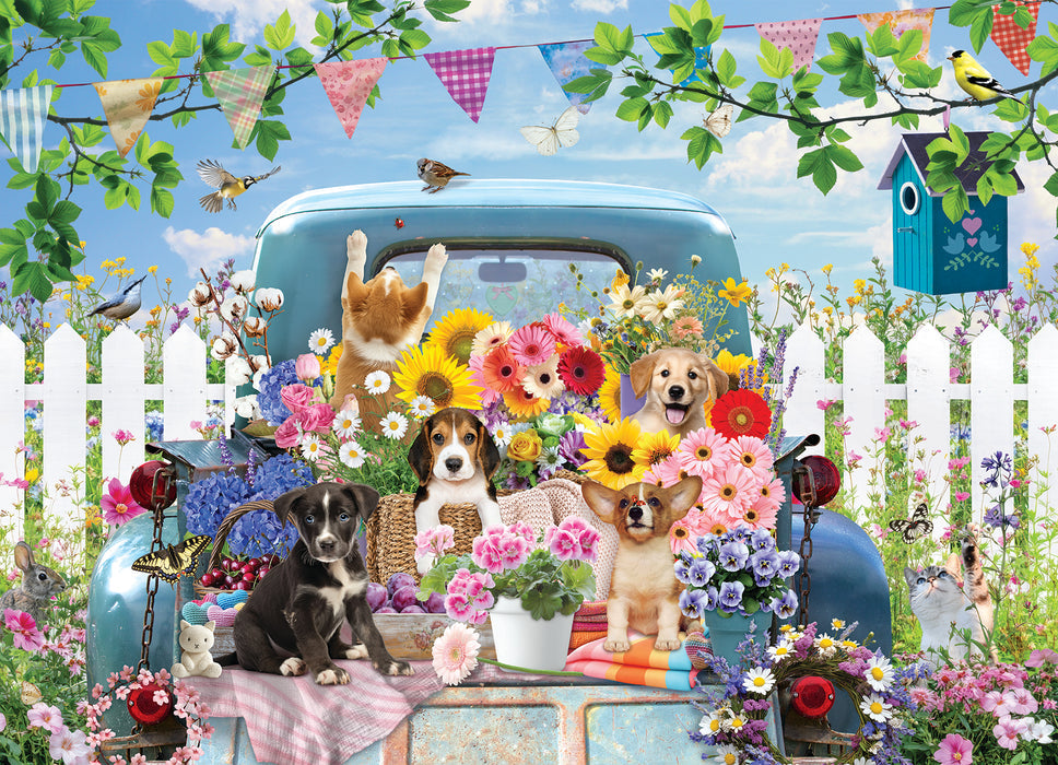 Cobble Hill Country Truck in Summer | 500 Piece Puzzle | AI Assistance