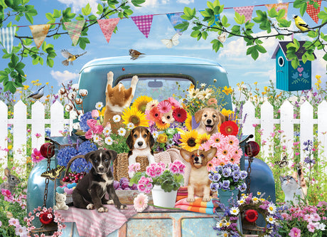 Cobble Hill Country Truck in Summer | 500 Piece Puzzle | AI Assistance