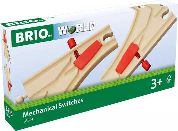 BRIO World Train Tracks Mechanical Switches