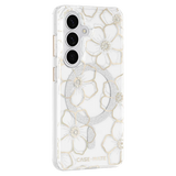 Case-Mate - Floral Gems Case with Magnet for Samsung Galaxy S26 - Gold