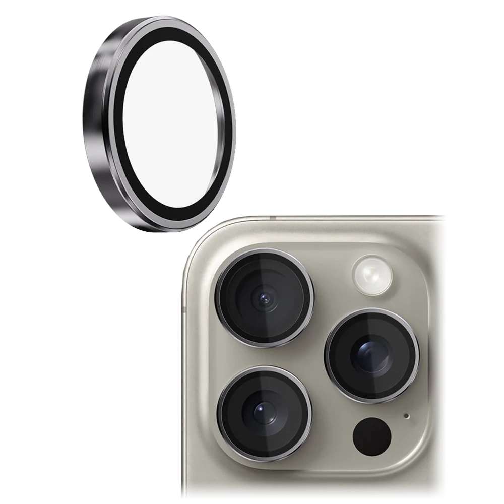 Gadget Guard - Camera Lens Protector for Apple iPhone 16 Pro / iPhone 16 Pro Max - Silver
