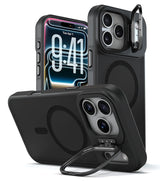 xBase iPhone 17 Pro Max - DuoHybrid w/ Kickstand MagSafe - Protective Case - Black