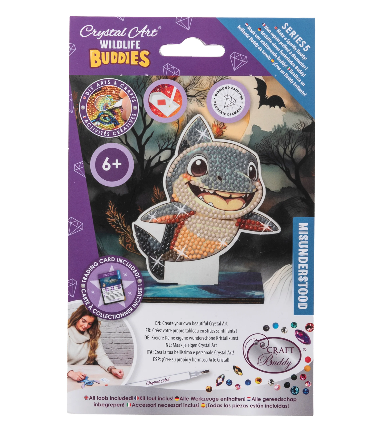 Crystal Art Buddies: Ocean - Shark