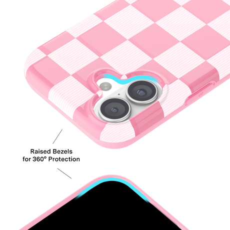 VELVET CAVIAR - MagSafe Case for Apple iPhone 17 - Pink Vibe Checker