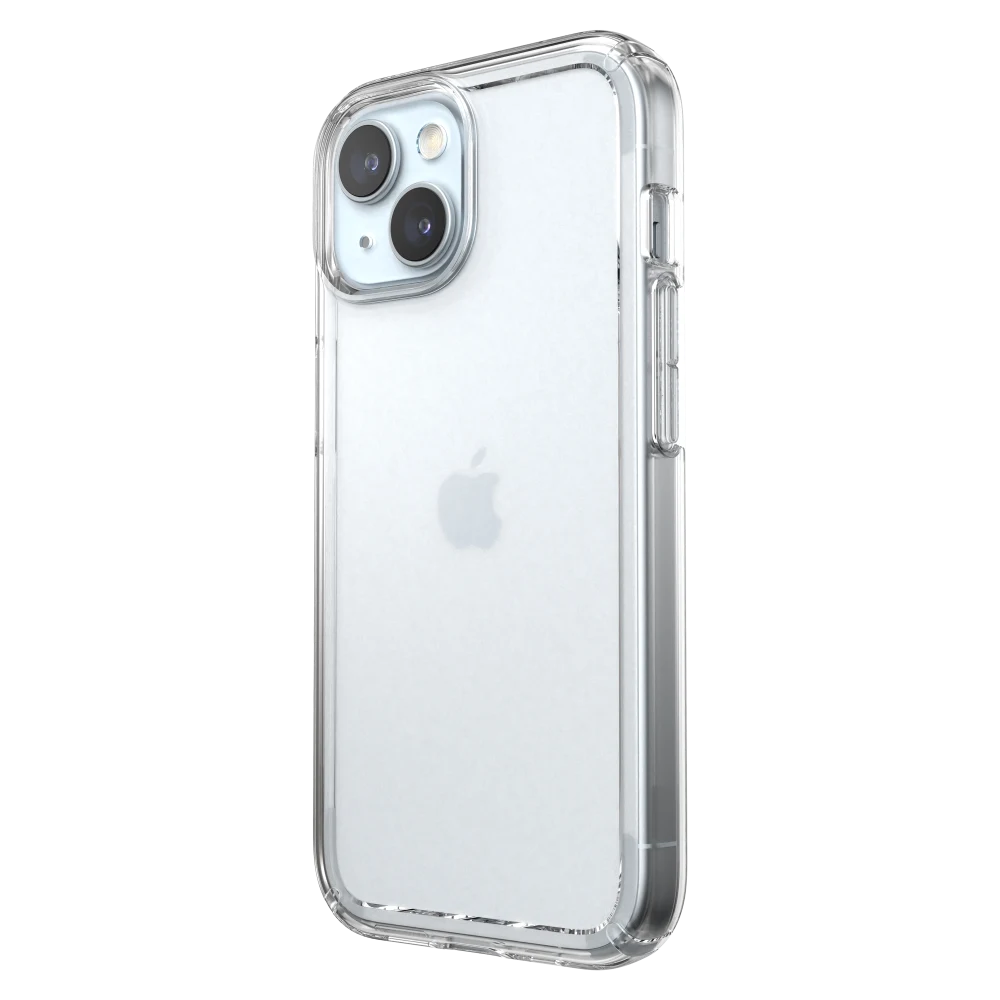 Speck - Gemshell Grip Case for iPhone 15 / 14 / 13 / iPhone 16e - Clear