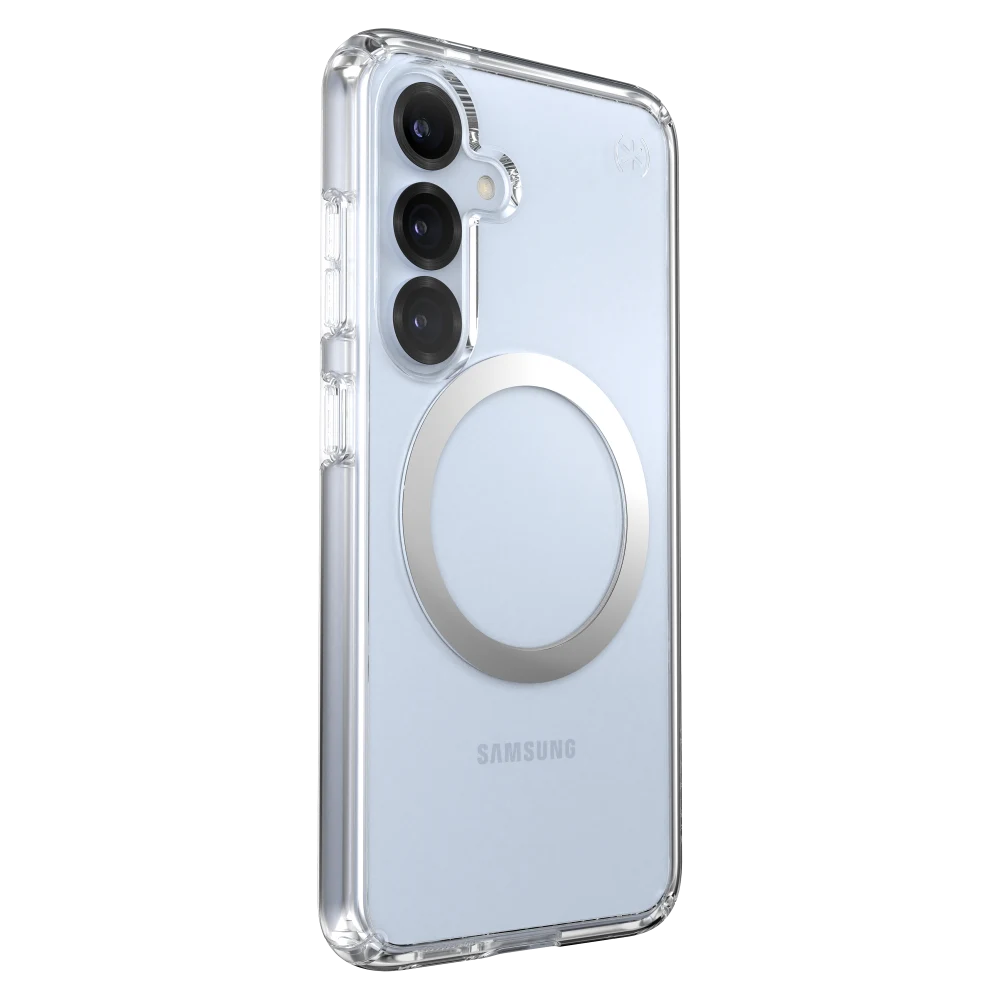 Speck - Presidio Perfect Clear Case with Magnet for Samsung Galaxy S25 - Clear
