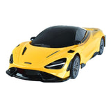 McLaren 765LT RC Car (1:18) – Authentic Replica, Full-Function Remote, 4.6 mph, 164 ft Range, 40-Min Playtime, Yellow