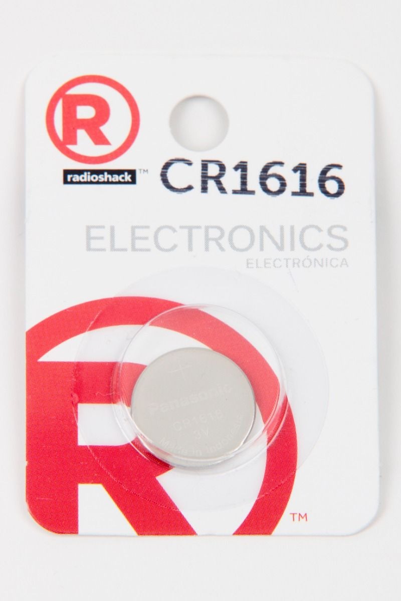 RadioShack CR1616 Lithium Battery 3V 2302274