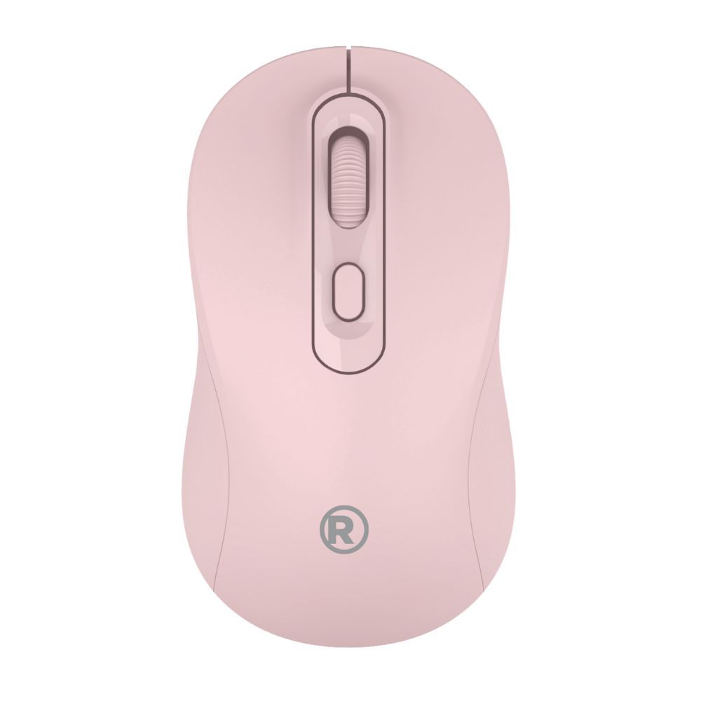 RadioShack Wireless Mouse with Nano USB Receiver 1600 DPI, 4 Buttons, Pink, 2607150