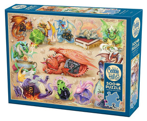 Cobble Hill D20 Dragons | 500 Piece Puzzle
