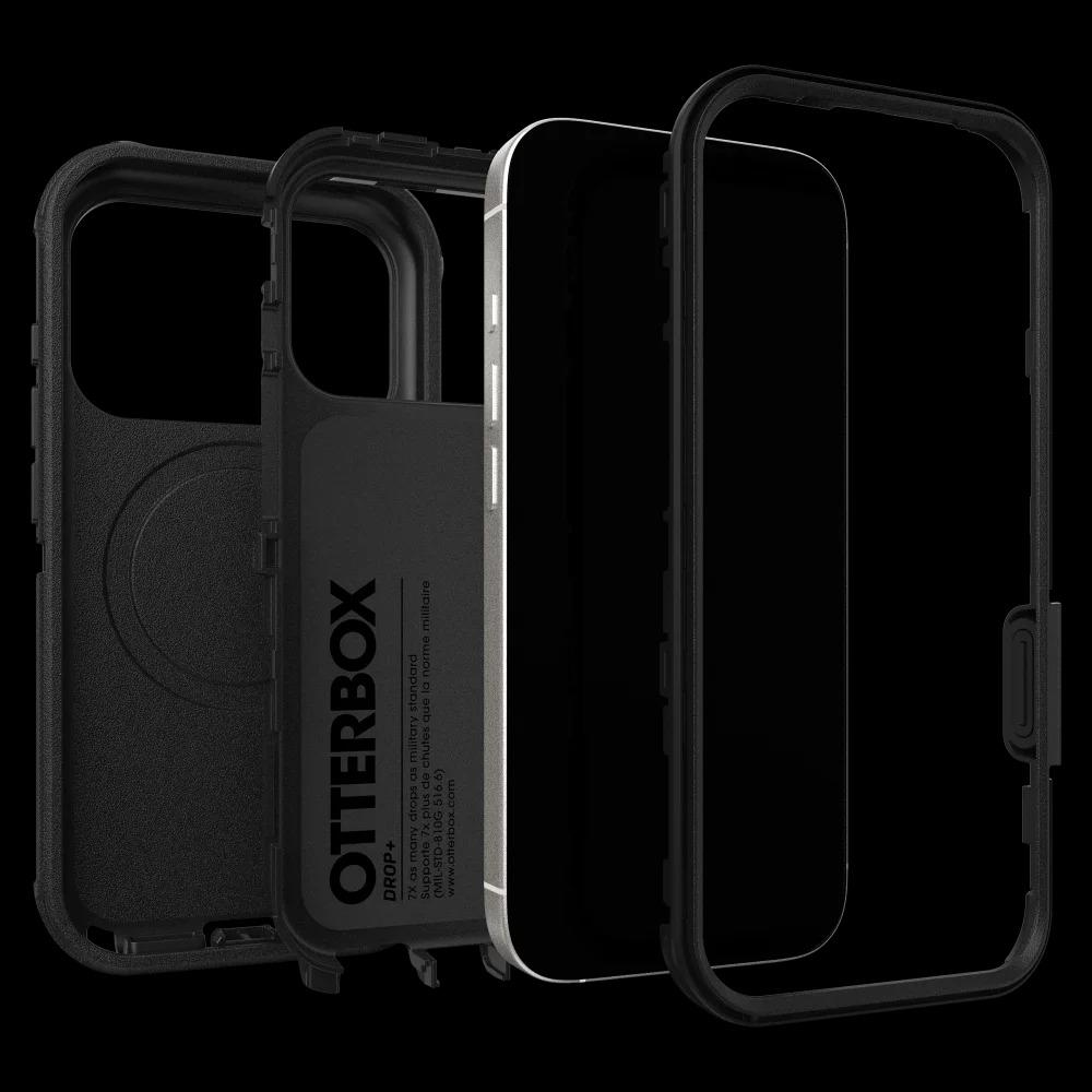 OtterBox - Defender Pro MagSafe Case with Camera Control for Apple iPhone 17 Pro - Black