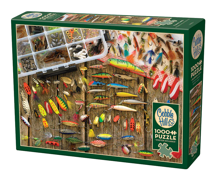 Cobble Hill Fishing Lures | 1000 Piece Puzzle