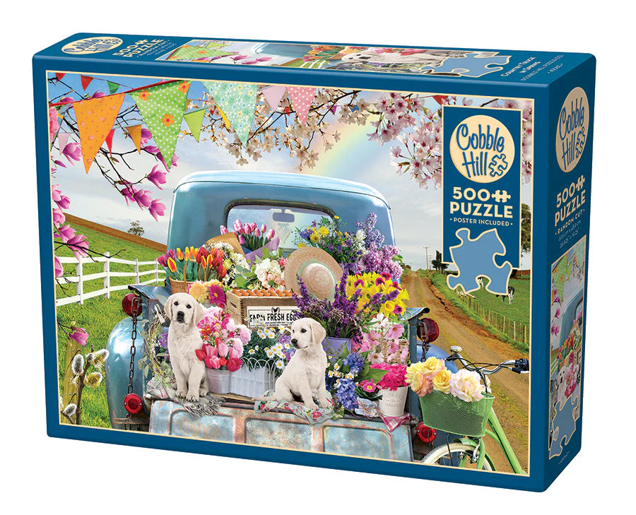Cobble Hill Country Truck in Spring | 500 Piece Puzzle