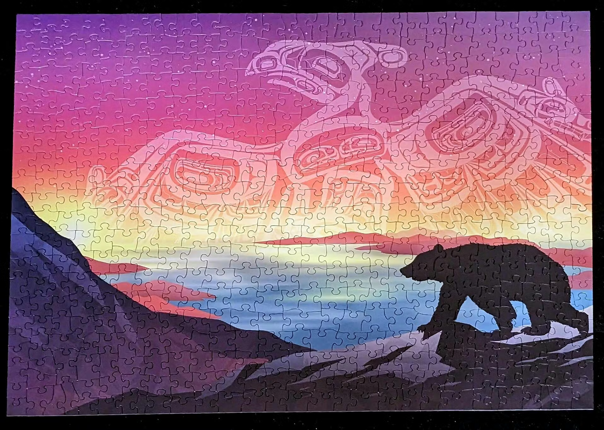 Cobble Hill Crossings: Thunderbird and Bear | 500 Piece Puzzle