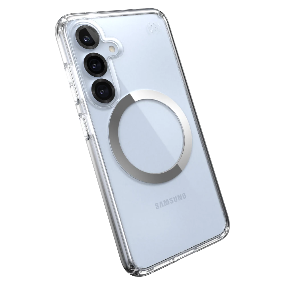 Speck - Presidio Perfect Clear Case with Magnet for Samsung Galaxy S25 - Clear