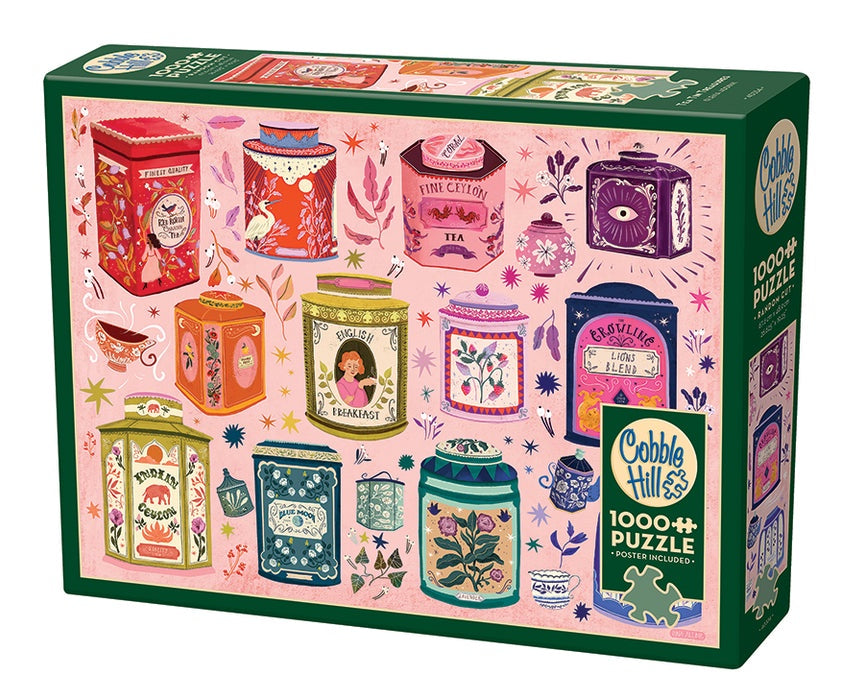 Cobble Hill Tea Tin Treasures | 1000 Piece Puzzle