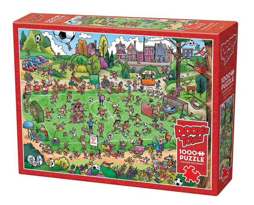 Cobble Hill DoodleTown: Offside Antics | 1000 Piece Puzzle
