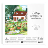Galison - Cottage Wildflowers 1000 Piece Puzzle in a Square Box