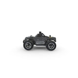 Off-Road RC Stunt Truck (1:18) - All-Terrain, LED Lights & Shock Absorbers, 9 mph, 164 ft Range, 20 Min Playtime, USB Rechargeable, Gray