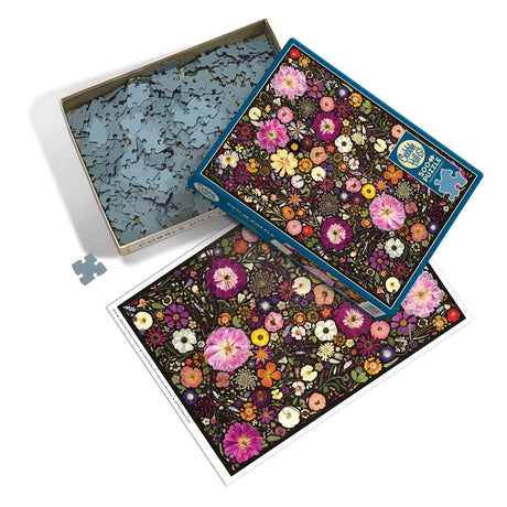 Cobble Hill Flower Press: Little Hollow & Red Daisy | 500 Piece Puzzle - image 3