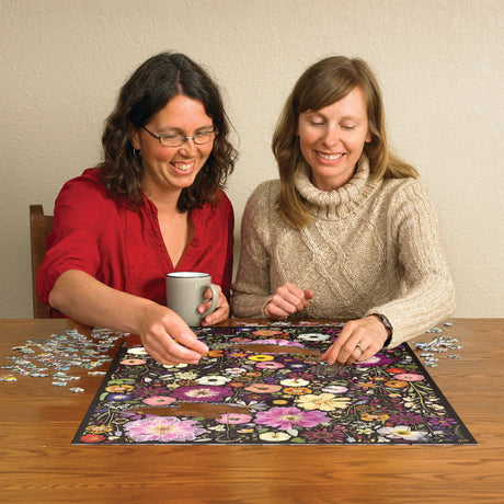 Cobble Hill Flower Press: Little Hollow & Red Daisy | 500 Piece Puzzle - image 4
