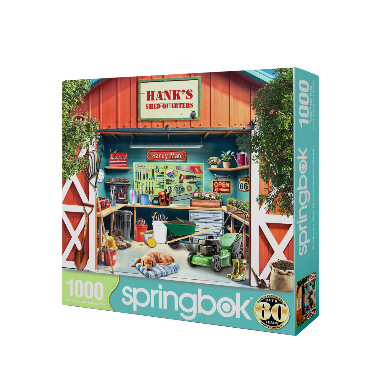 Springbok Shed-Quarters 1000 Piece Jigsaw Puzzle