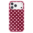 VELVET CAVIAR MagSafe Case for Apple iPhone 18 Pro Max / 17 Pro Max, Raspberry Polka Dot