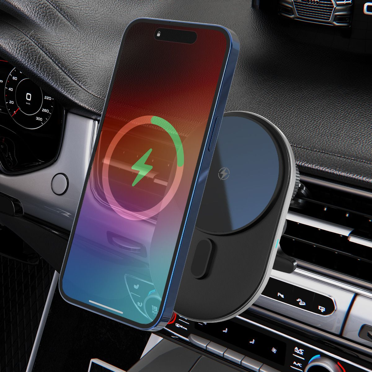 RadioShack Magnetic Wireless Car Charger