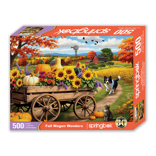 Springbok Fall Wagon Wonders 500Pc
